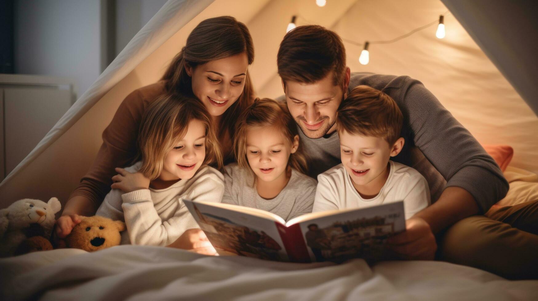 happy-family-reading-together-free-photo